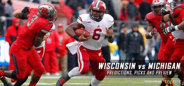 Wisconsin Badgers vs. Michigan Wolverines Predictions, Picks, Odds, and NCAA Football Week Five Betting Preview – October 1, 2016