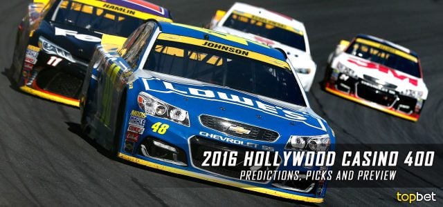 Hollywood Casino 400 Predictions, Picks, Odds and Betting Preview: 2016 NASCAR Sprint Cup Series