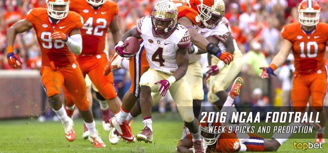 2016 NCAA Football Week Nine Predictions, Picks and Preview