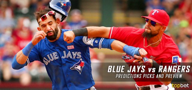 Toronto Blue Jays vs. Texas Rangers MLB Predictions, Picks and Preview – American League Division Series Game One – October 6, 2016