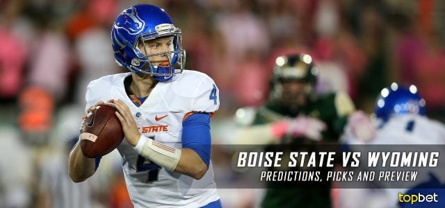Boise State Broncos vs. Wyoming Cowboys Predictions, Picks, Odds, and NCAA Football Week Nine Betting Preview – October 29, 2016