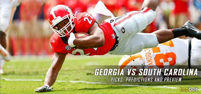 Georgia Bulldogs vs. South Carolina Gamecocks Predictions, Picks, Odds, and NCAA Football Week Six Betting Preview – October 8, 2016