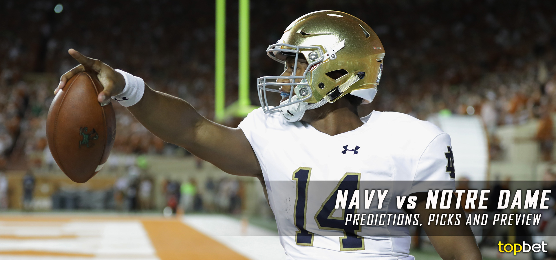 Navy Midshipmen vs. Notre Dame Football Predictions, Picks and Preview