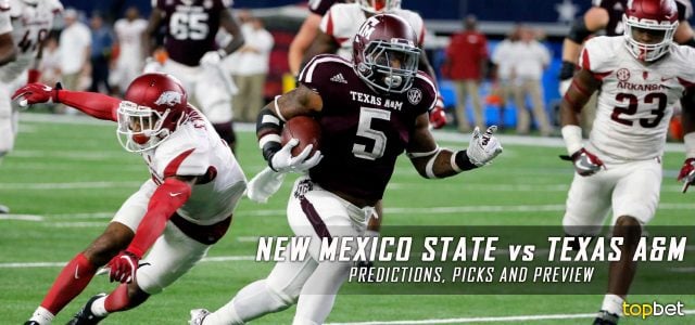 New Mexico State Aggies vs. Texas A&M Aggies Predictions, Picks, Odds, and NCAA Football Week Nine Betting Preview – October 29, 2016