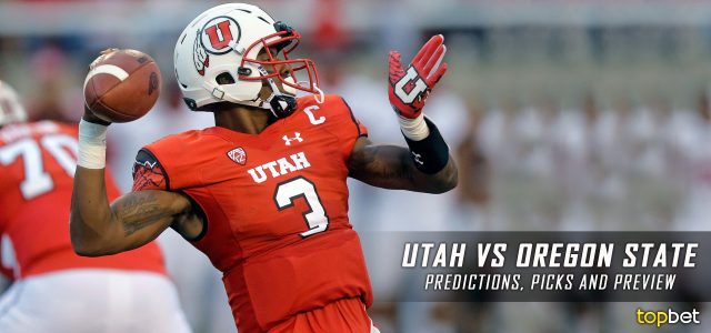Utah Utes vs. Oregon State Beavers Predictions, Picks, Odds, and NCAA Football Week Seven Betting Preview – October 15, 2016