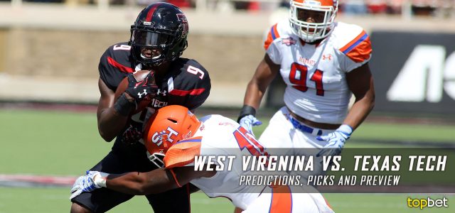 West Virginia Mountaineers vs. Texas Tech Red Raiders Predictions, Picks, Odds, and NCAA Football Week Seven Betting Preview – October 15, 2016