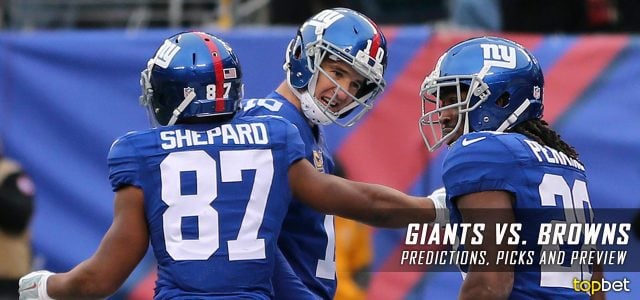 New York Giants vs. Cleveland Browns Predictions, Odds, Picks and NFL Week 12 Betting Preview – November 27, 2016