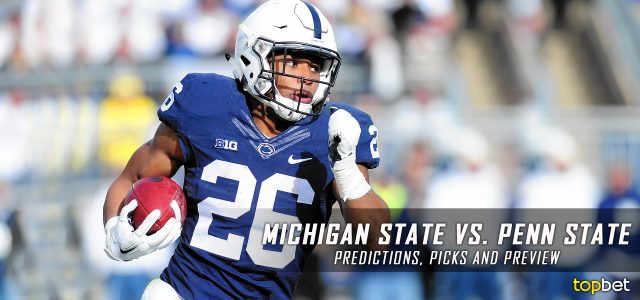 Michigan State Spartans vs. Penn State Nittany Lions Predictions, Picks, Odds, and NCAA Football Week 13 Betting Preview – November 26, 2016
