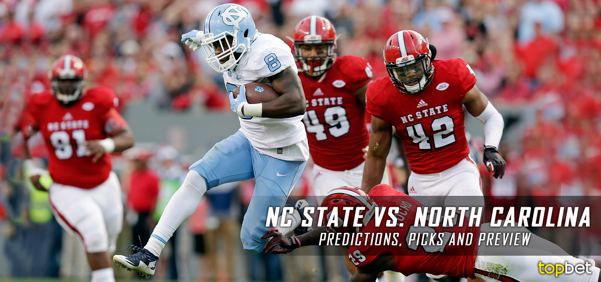 NC State vs North Carolina Football Predictions and Preview