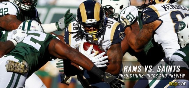 Los Angeles Rams vs. New Orleans Saints Predictions, Odds, Picks and NFL Week 12 Betting Preview – November 27, 2016