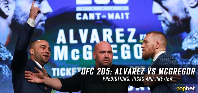 UFC 205: Alvarez vs. McGregor Predictions, Picks and Betting Preview – November 12, 2016