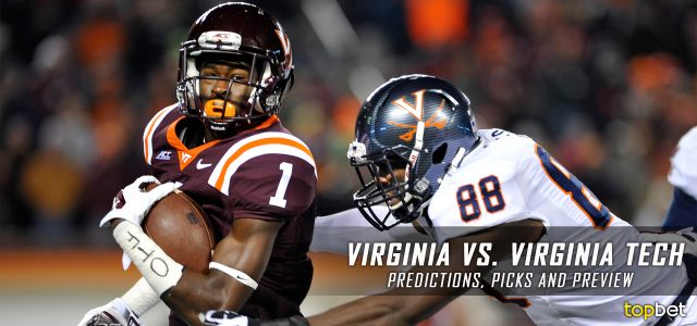 Virginia Cavaliers vs. Virginia Tech Hokies Predictions, Picks, Odds, and NCAA Football Week 13 Betting Preview – November 26, 2016
