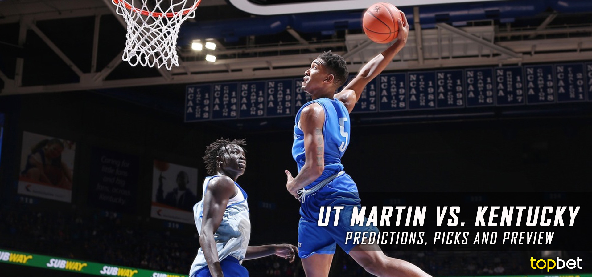 Tennessee-Martin vs Kentucky Basketball Predictions & Picks
