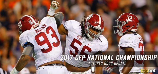 2017 CFP National Championship Futures Odds Update