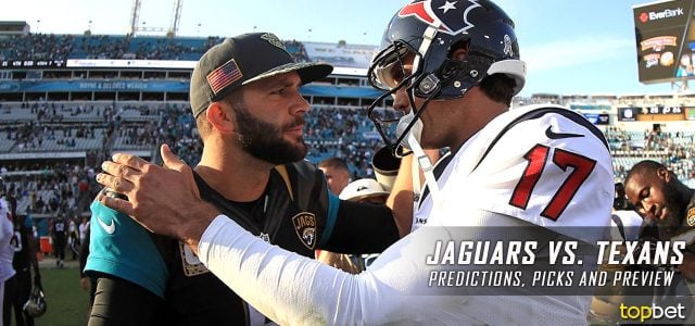 Jacksonville Jaguars vs. Houston Texans Predictions, Odds, Picks and NFL Week 15 Betting Preview – December 18, 2016
