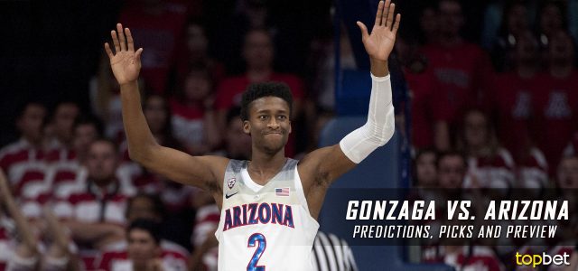 Gonzaga Bulldogs vs. Arizona Wildcats Predictions, Picks, Odds and NCAA Basketball Betting Preview – December 3, 2016