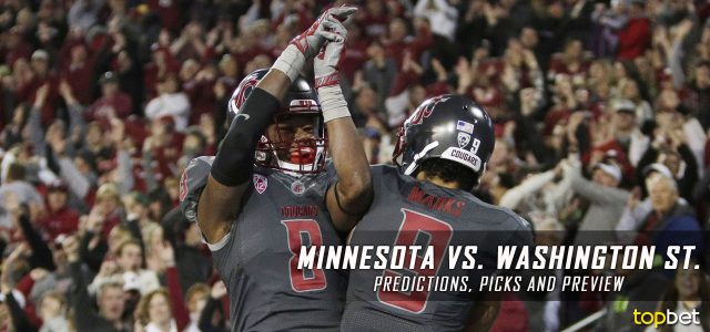 Minnesota Golden Gophers vs. Washington State Cougars – National Funding Holiday Bowl Predictions, Odds, Picks and NCAA Football Betting Preview – December 27, 2016