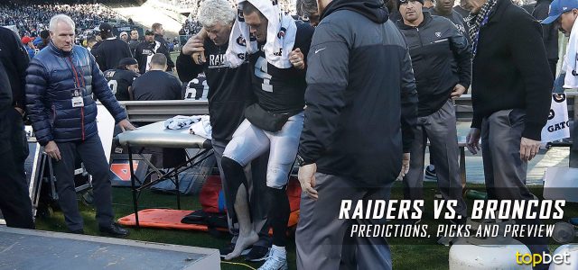 Oakland Raiders vs. Denver Broncos Predictions, Odds, Picks and NFL Week 17 Betting Preview – January 1, 2017