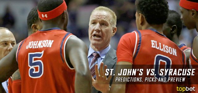 St John’s Red Storm vs. Syracuse Orange Predictions, Picks, Odds and NCAA Basketball Betting Preview – December 21, 2016