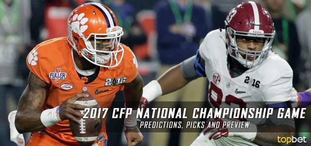 2017 CFP National Championship Predictions, Picks and Preview