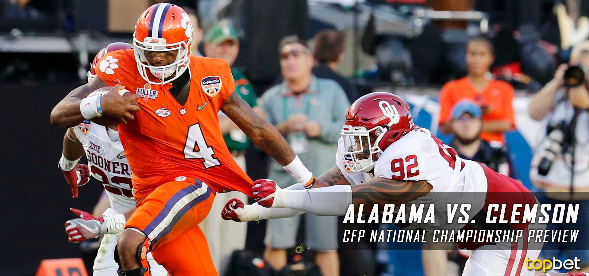 Alabama vs Clemson National Championship Odds & Predictions