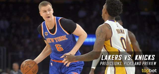 Los Angeles Lakers vs. New York Knicks Predictions, Picks and NBA Preview – February 6, 2017