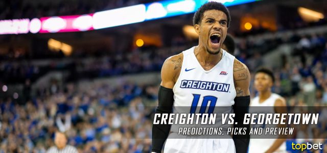 Creighton Bluejays vs. Georgetown Hoyas Predictions, Picks, Odds and NCAA Basketball Betting Preview – January 25, 2017