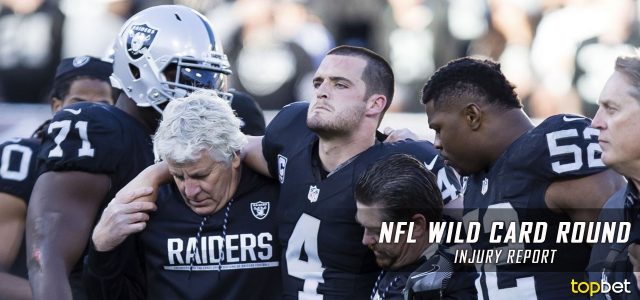 2016-17 NFL Wild Card Round Injury Report