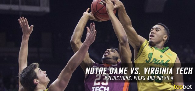 Notre Dame Fighting Irish vs. Virginia Tech Hokies Predictions, Picks, Odds and NCAA Basketball Betting Preview – January 14, 2017
