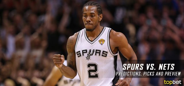 San Antonio Spurs vs. Brooklyn Nets Predictions, Picks and NBA Preview – January 23, 2017