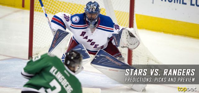 Dallas Stars vs. New York Rangers Predictions, Picks and NHL Preview – January 17, 2017