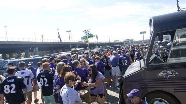 Baltimore Ravens tailgate