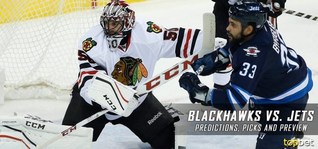 Chicago Blackhawks vs. Winnipeg Jets Predictions, Picks and NHL Preview – February 10, 2017