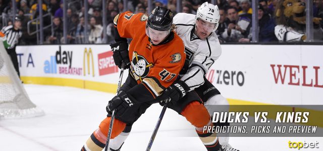 Anaheim Ducks vs. Los Angeles Kings Predictions, Picks and NHL Preview – February 25, 2017