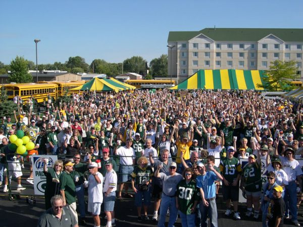 Green Bay Packers tailgate
