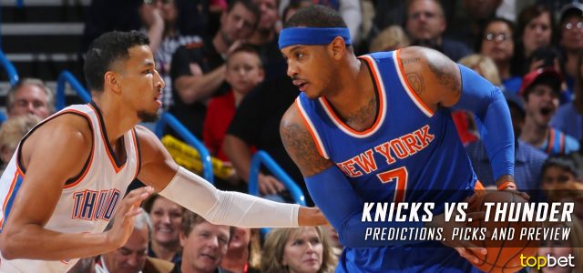 New York Knicks vs. Oklahoma City Thunder Predictions, Picks and NBA Preview – February 15, 2017