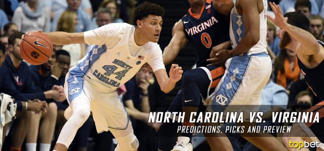 North Carolina Tar Heels vs. Virginia Cavaliers Predictions, Picks, Odds and NCAA Basketball Betting Preview – February 27, 2017