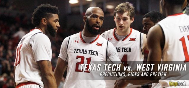 Texas Tech Red Raiders vs. West Virginia Mountaineers Predictions, Picks, Odds and NCAA Basketball Betting Preview – February 18, 2017
