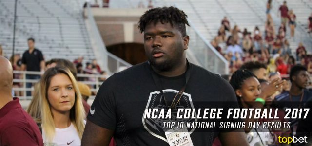 Top 10 College Football National Signing Day Results 2017