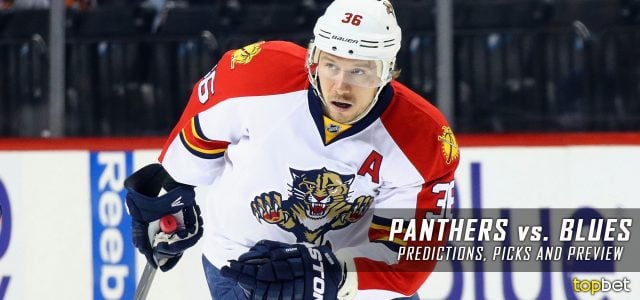 Florida Panthers vs. St. Louis Blues Predictions, Picks and NHL Preview – February 20, 2017