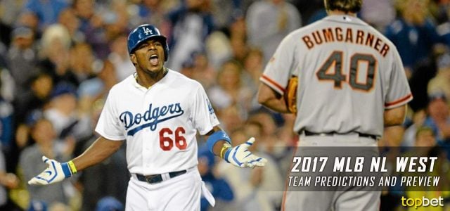 2017 National League West Division Team Predictions, Picks and Previews