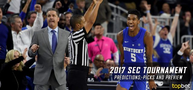 2017 SEC Conference Championship Basketball Tournament Predictions, Picks, Odds and NCAA Betting Preview