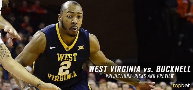 2017 March Madness Round of 64 – West Virginia Mountaineers vs. Bucknell Bison Predictions, Picks and NCAA Basketball Betting Preview