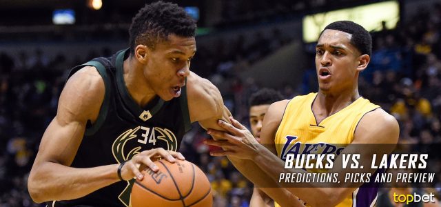 Milwaukee Bucks vs. Los Angeles Lakers Predictions, Picks and NBA Preview – March 17, 2017