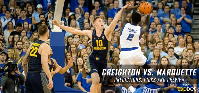 Creighton Bluejays vs. Marquette Golden Eagles Predictions, Picks, Odds and NCAA Basketball Betting Preview – March 4, 2017