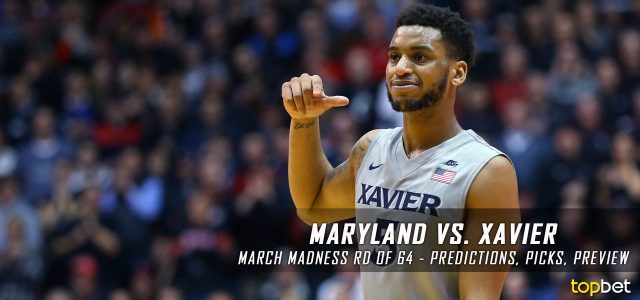 2017 March Madness Round of 64 – Maryland Terrapins vs. Xavier Musketeers Predictions, Picks and NCAA Basketball Betting Preview
