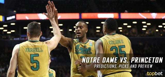 2017 March Madness Round of 64 – Notre Dame Fighting Irish vs. Princeton Tigers Predictions, Picks and NCAA Basketball Betting Preview