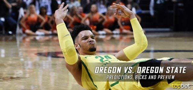 Oregon Ducks vs. Oregon State Beavers Predictions, Picks, Odds and NCAA Basketball Betting Preview – March 4, 2017