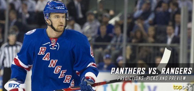 Florida Panthers vs. New York Rangers Predictions, Picks and NHL Preview – March 17, 2017