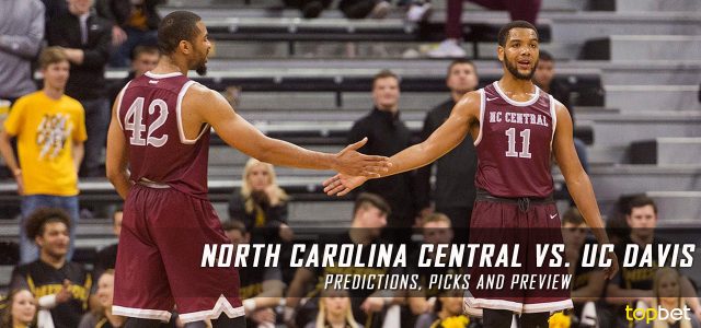 2017 March Madness First Four – North Carolina Central Eagles vs. UC Davis Aggies Predictions, Picks and NCAA Basketball Betting Preview